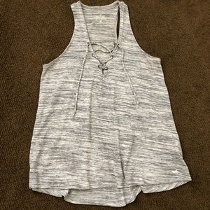 Hollister grey tank top